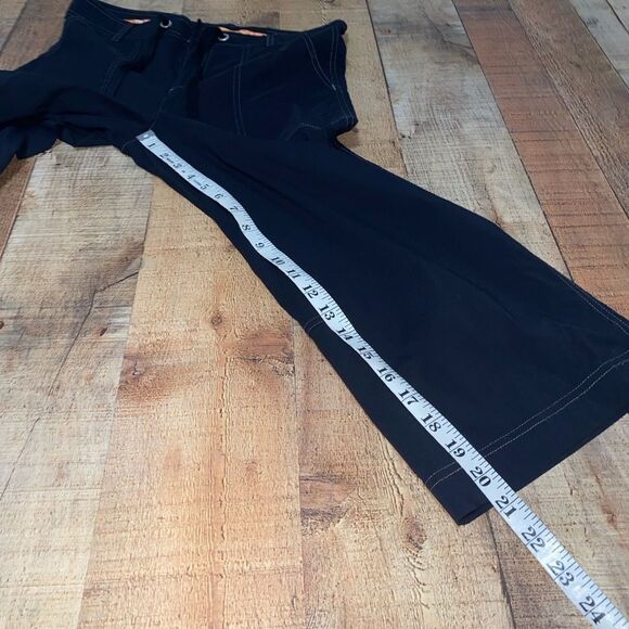 Lucy activewear Collection Wide Leg Cropped Pants Black Women's S - Picture 10 of 11
